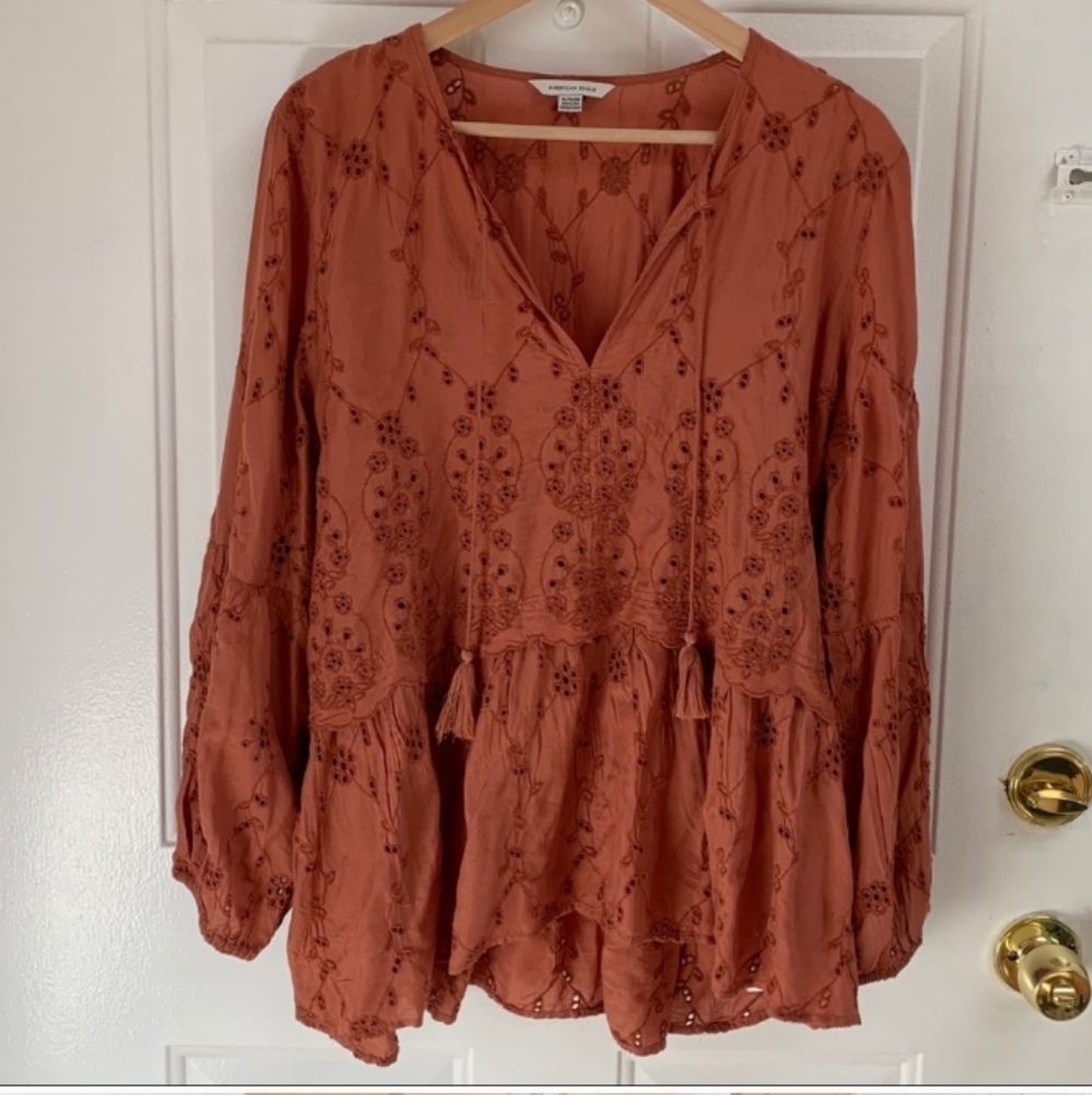 Aeo boho top